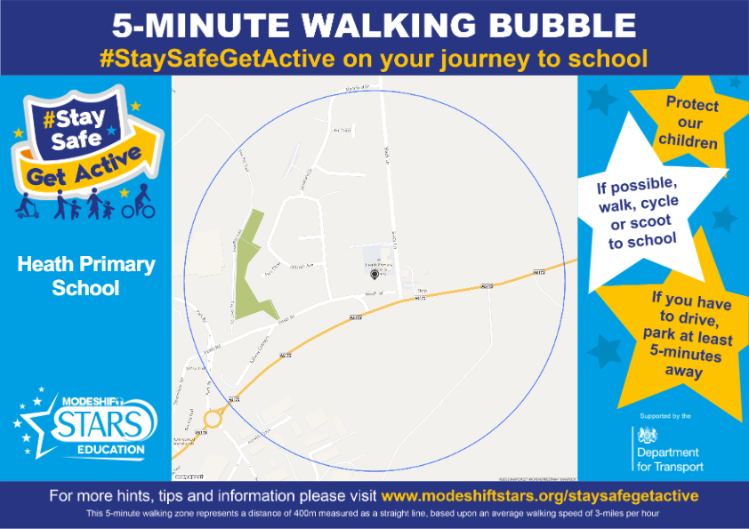 5-MINUTE WALKING BUBBLE - Stay Safe Get Active